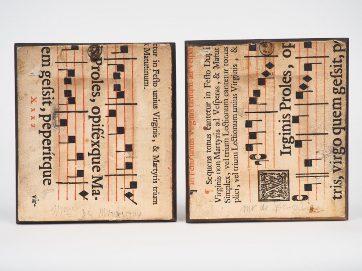 Paire de miniatures XIXème, "portrait de Mme de Montigny" et "portrait