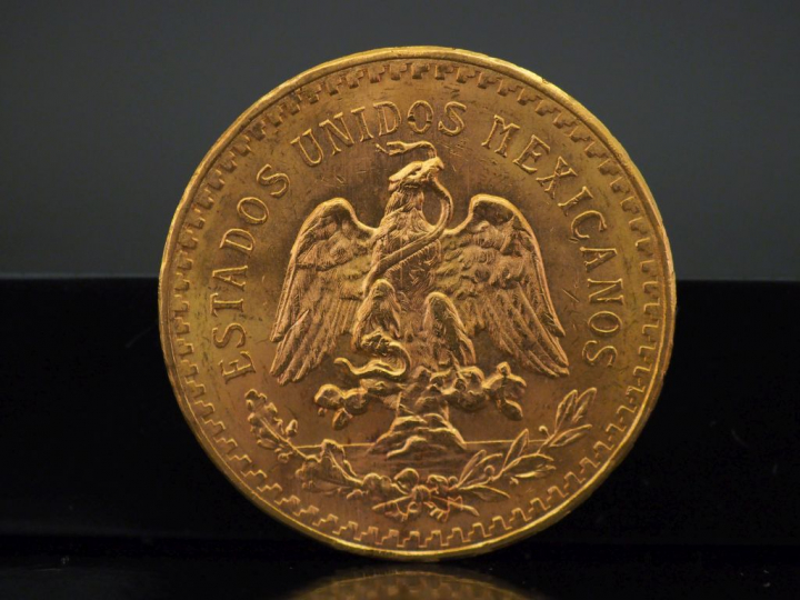 Pièce de 50 Pesos or.   