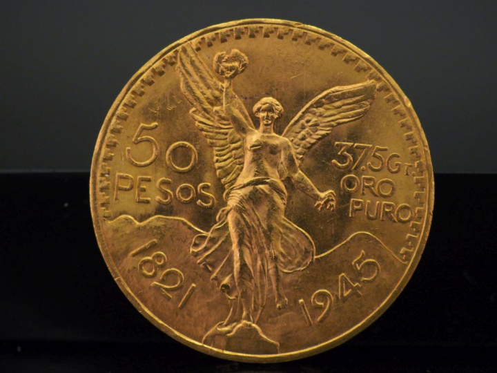 Pièce de 50 Pesos or.   