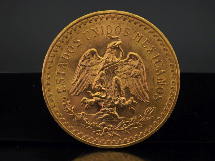 Pièce de 50 Pesos or.   