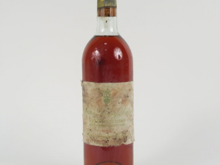 1 BOUTEILLE CHÂTEAU DOISY DAENE CC BARSAC - 1953 - LB/EA