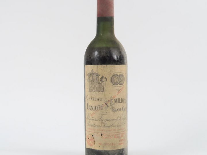 1 BOUTEILLE CHÂTEAU LANIOTE ST EMILION GC - 1955 - MEP-BEP/BS/CAPS COR