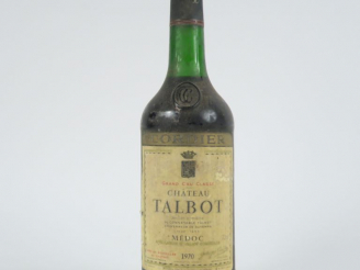 Vente aux enchères 1 BOUTEILLE CHÂTEAU TALBOT GCC MEDOC - 1970 - BS