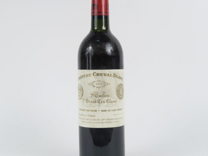 1 BOUTEILLE CHÂTEAU CHEVAL BLANC 1er GCC ST EMILION - 1978 - LB