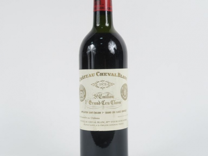 1 BOUTEILLE CHÂTEAU CHEVAL BLANC 1er GCC ST EMILION - 1978 - HEP