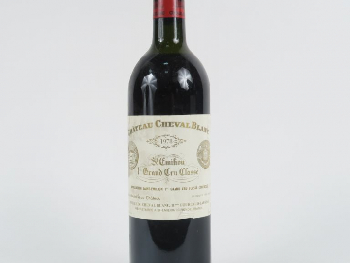 1 BOUTEILLE CHÂTEAU CHEVAL BLANC 1er GCC ST EMILION - 1978 - HEP