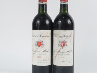 Vente aux enchères 2 BOUTEILLES CHÂTEAU POUJEAUX MOULIS - 1978 - LB