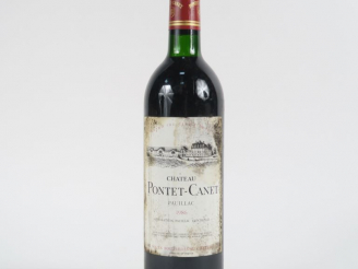 Vente aux enchères 1 BOUTEILLE CHÂTEAU PONTET CANET GCC PAUILLAC - 1986 - BG/ELT