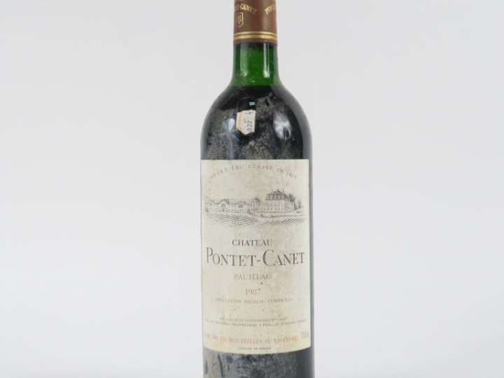 1 BOUTEILLE CHÂTEAU PONTET CANET GCC PAUILLAC - 1987 - BG