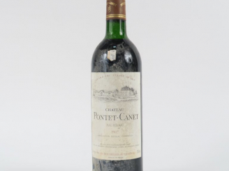 Vente aux enchères 1 BOUTEILLE CHÂTEAU PONTET CANET GCC PAUILLAC - 1987 - BG