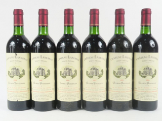 Vente aux enchères 6 BOUTEILLES CHÂTEAU LANESSAN HAUT MEDOC - 1991