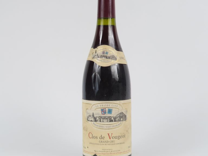1 BOUTEILLE CLOS DE VOUGEOT GC 'LA GRANDE CAVE' - 1992 - ELA