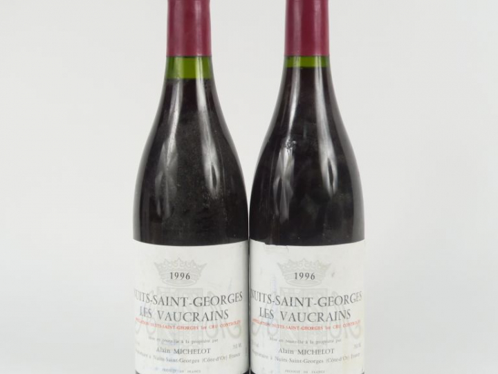2 BOUTEILLES NUITS SAINT GEORGES 1er CRU 'LES VAUCRAINS' ALAIN MICHELO