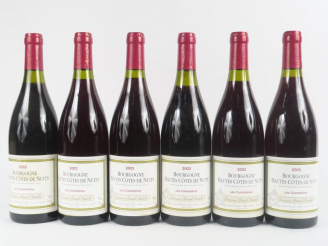 Vente aux enchères 6 BOUTEILLES BOURGOGNE HAUTES CÔTES DE NUITS 'LES COLOMBIÈRES' PATRICK