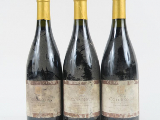 Vente aux enchères 3 BOUTEILLES CÔTE ROTIE 'TERRES SOMBRES' CUILLERON - 2003 - EA