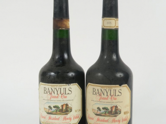 Vente aux enchères 2 BOUTEILLES BANYULS GC ' CUVÉE DU PRESIDENT HENRY VIDAL' - 1975