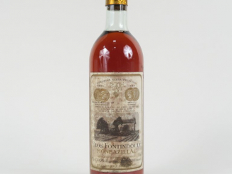 Vente aux enchères 1 BOUTEILLE CLOS FONTIDOULE MONBAZILLAC - NM - CAPS DECOUPÉE