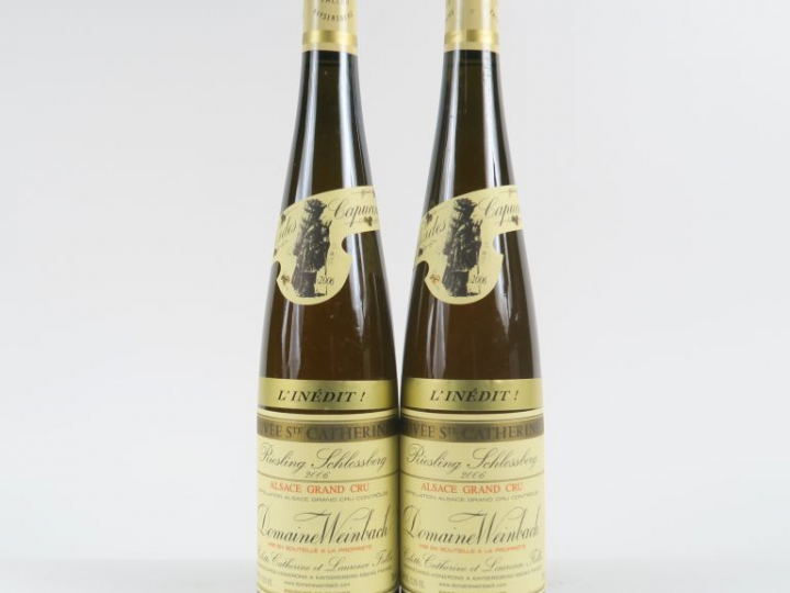 2 BOUTEILLES RIESLING SCHLOSSBERG 'CUVEE STE CATHERINE' CLOS DES CAPUC
