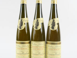 Vente aux enchères 3 BOUTEILLES RIESLING SCHLOSSBERG CLOS DES CAPUCINS DOMAINE WEINBACH -