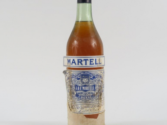 Vente aux enchères 1 VIEILLE BOUTEILLE COGNAC MARTELL *** - CAPS ETAIN