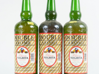 Vente aux enchères 3 BOUTEILLES (1 L) RHUM NEGRITA 'DOUBLE ARÔME' 54°