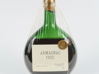Vente aux enchères 1 BOUTEILLE ARMAGNAC RYST - 1923 - COFFRET - NIVEAU BAS