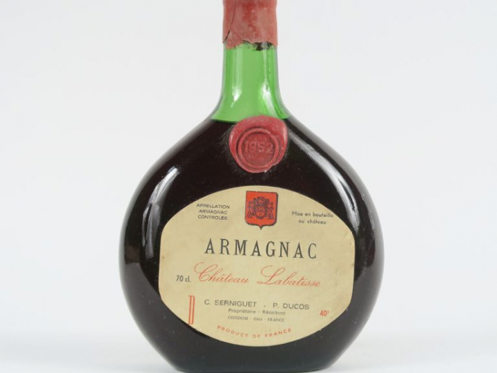 1 BOUTEILLE AMAGNAC CHÂTEAU LABATISSE - 1952