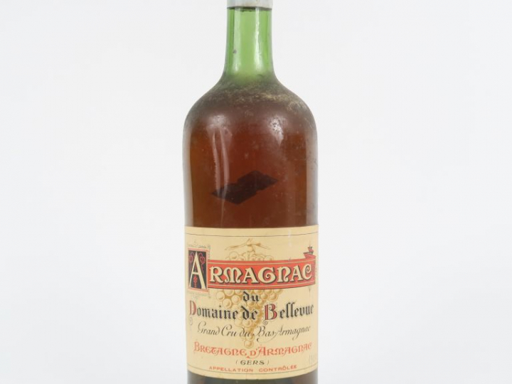 1 VIEILLE BOUTEILLE (1 L) ARMAGNAC DU DOMAINE DE BELLEVUE