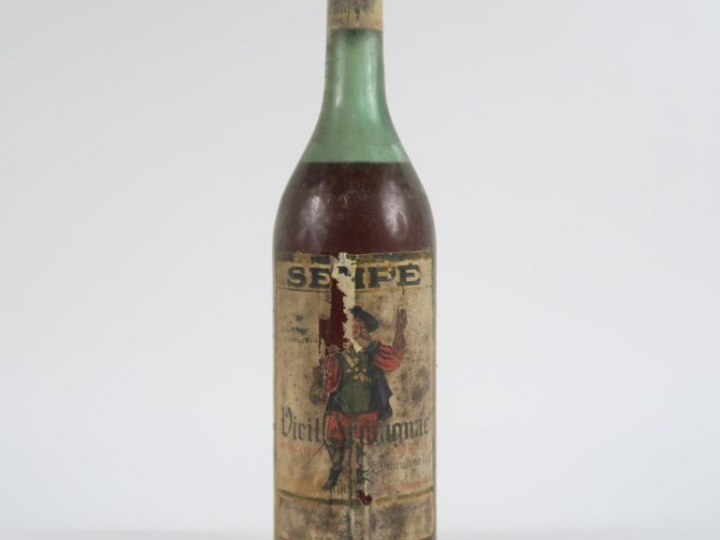 1 VIEILLE BOUTEILLE VIEIL ARMAGNAC SEMPE - BS/EA