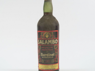 Vente aux enchères 1 VIEILLE BOUTEILLE SALAMBO BARDINET - BS- CAPS ÉTAIN