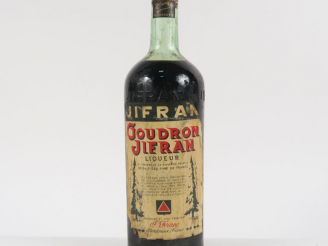 Vente aux enchères 1 VIEILLE BOUTEILLE (1 L) GOUDRON JIFFRAN 