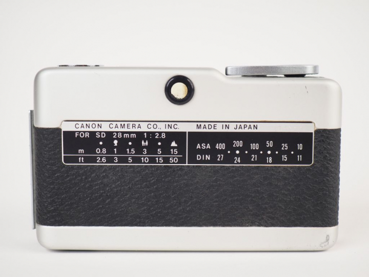 CANON DEMI. Appareil photographique avec objectif CANON SD F=50 mm/1:2