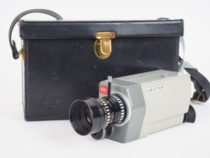 LEITZ LEICINA 8SV n°50089. Caméra avec objectif LEICINA VARIO F=7.5-35
