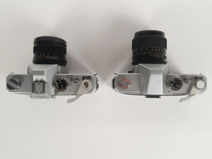 Lot de deux appareils photographiques MAMIYA/SEKOR : - 500 TL n°587989