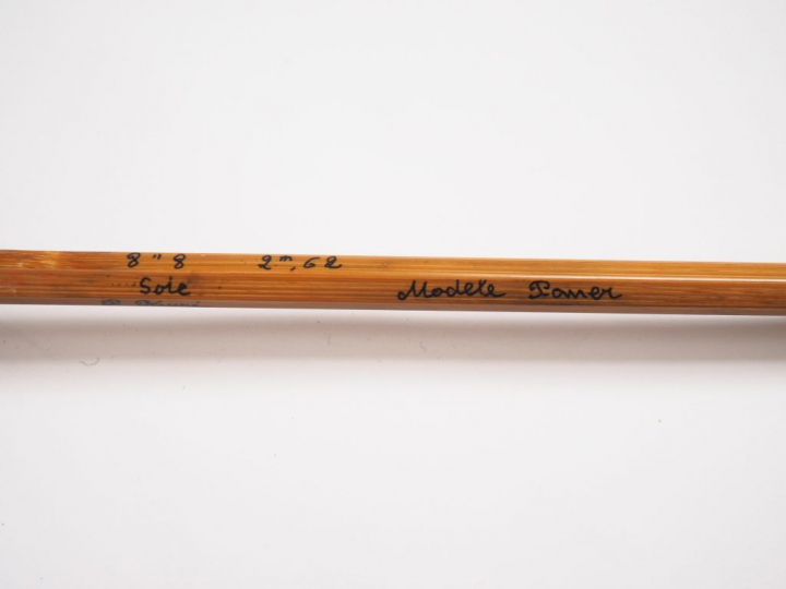 FAURE PIERRE. Canne alvéolée creuse, modèle Power n°1, soie 5-6 (8'8 )