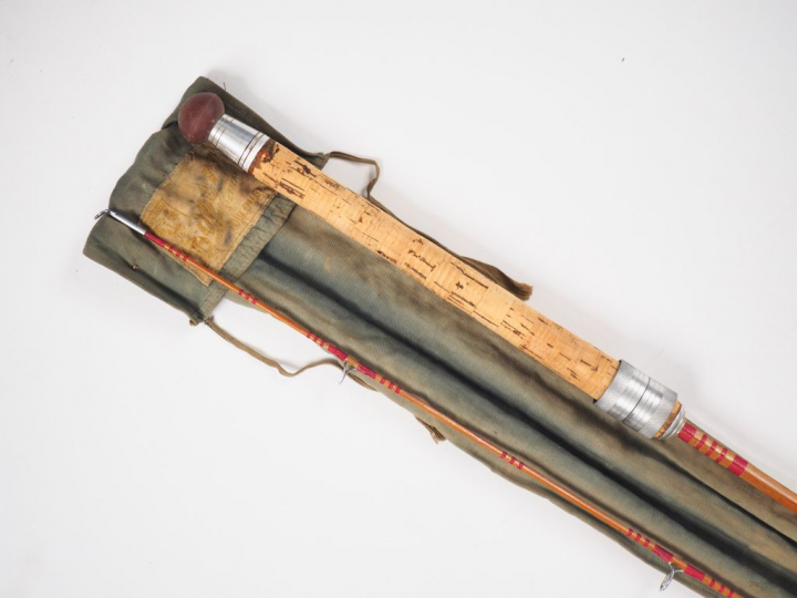 PIERRE FAURE. Canne à lancer 5 à 10 gr. (Remise en état par Pierre Fau