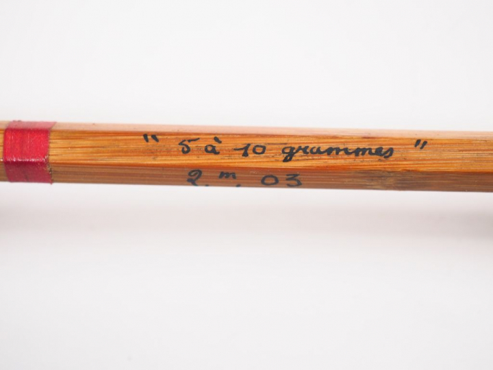 PIERRE FAURE. Canne à lancer 5 à 10 gr. (Remise en état par Pierre Fau
