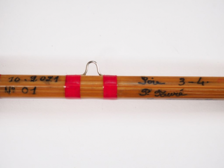 FAURE PIERRE. Canne alvéolée creuse, modèle Daniella, soie 3-4 (8'7).