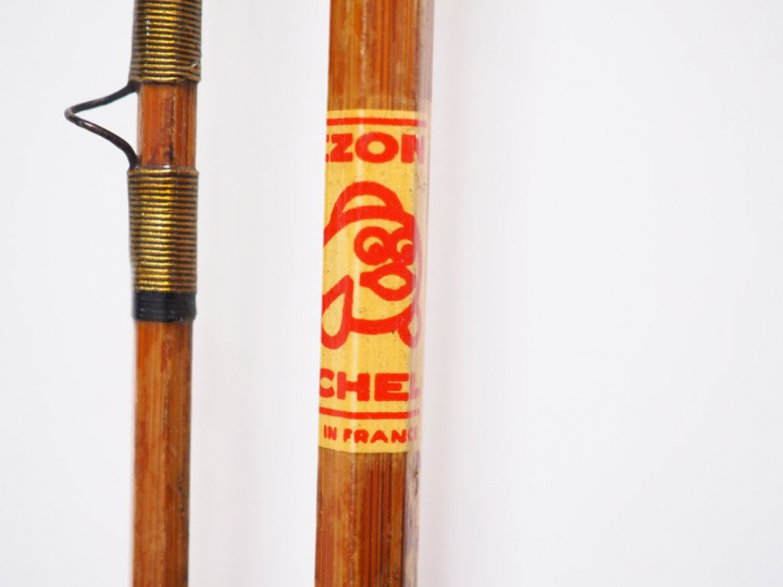 Lot de cannes à pêche :  - PEZON ET MICHEL. Canne à lancer saumon en c