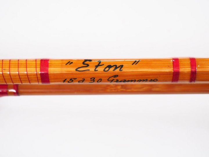 Lot de deux cannes à pêche : - ALLCOCK. Canne à lancer "Eton", 15 à 30