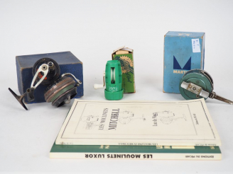 Vente aux enchères Lot de 3 moulinets  :  - STILL FISH REEL. Moulinet de talon de canne d