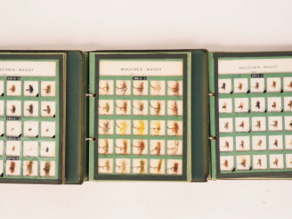 Vente aux enchères 3 catalogues de mouches RAGOT (environ 500 mouches)