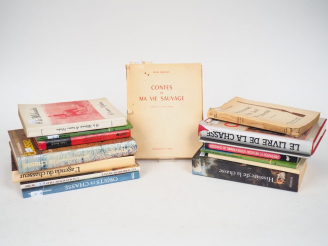 Vente aux enchères Lot de 15  livres sur la chasse