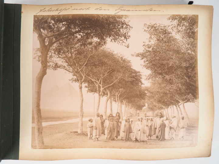 Rudolf HEIM.  "Meine Erste Orient Reise" du 9.04 au 22.06.1893 Album d