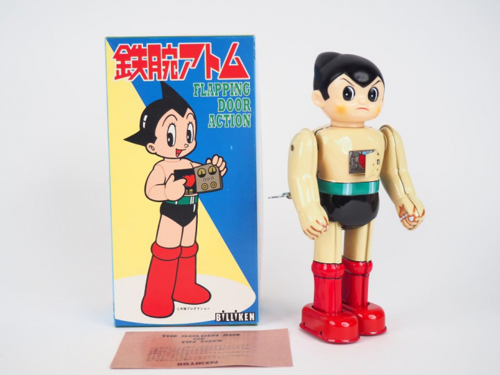 Robot BILLIKEN Astroboy Atome Flapping Door. Avec sa boîte d'origine. 