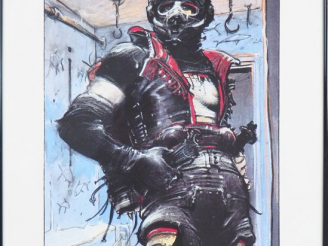 Vente aux enchères ENKI BILAL. 'Sommeil du monstre'. Lithographie tirée de l'album 'La Gu