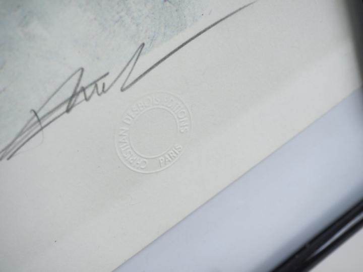 ENKI BILAL. 'Nu couché'. Lithographie, signée et numérotée 22/197. Por