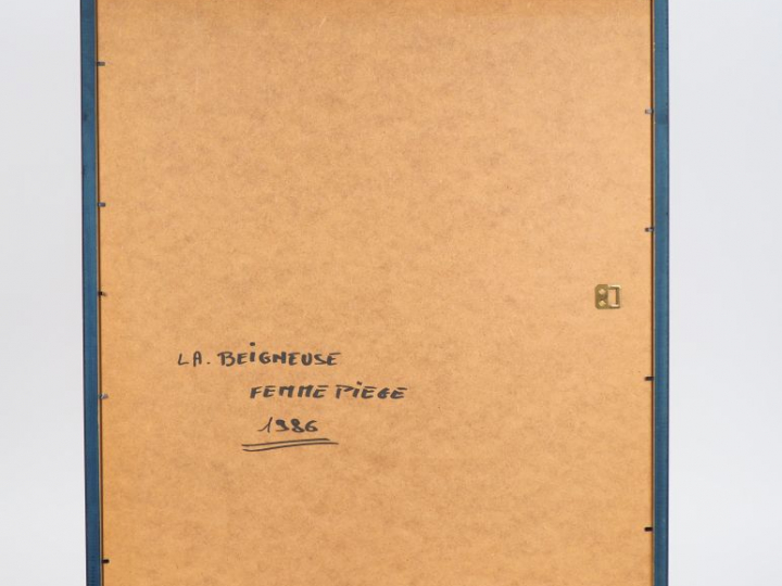 ENKI BILAL. 'La baigneuse'. Lithographie, signée et numérotée 329/499.