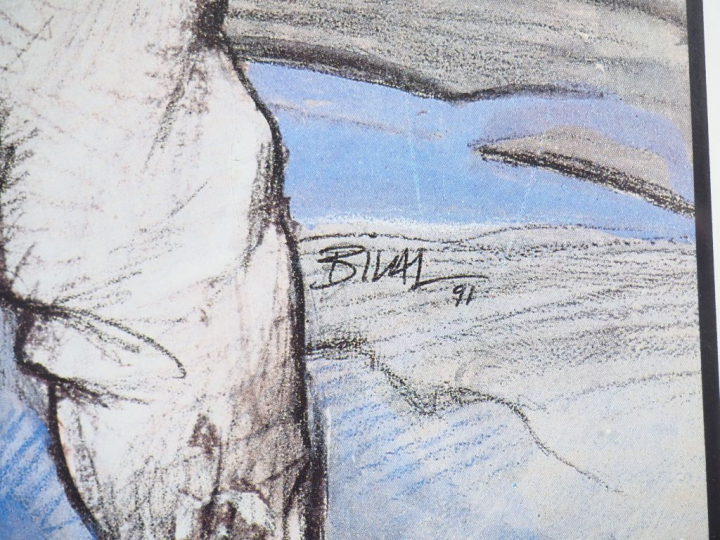 ENKI BILAL. 'Roméo et Juliette'. Affiche du ballet à l'Opéra de Lyon. 