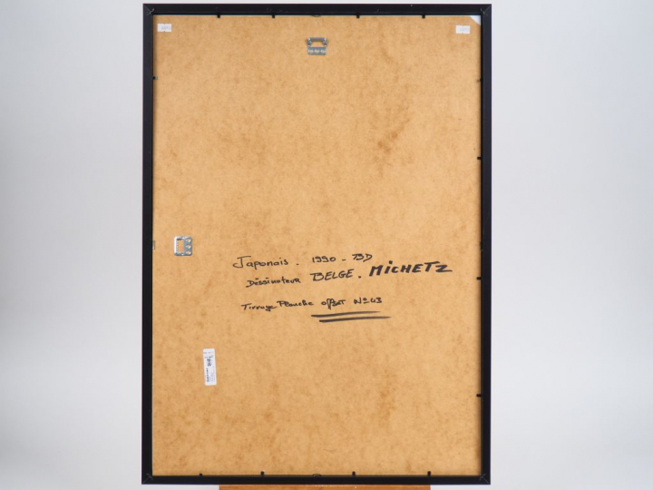 MICHETZ. 'Kogarastu'. Affiche. Dim. 69 x 49 cm.